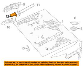 68102990ab Chrysler Oem 15-18 Cherokee Structural Components Rails-end Cap 68102990ab Chrysler Oem 15-18 Cherokee Structural Components Rails-end Cap