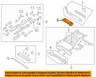 4673702ab Chrysler Oem Floor Rails-rear-heat Shield