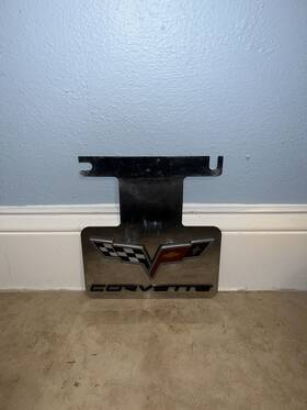 4209lo Corvette C6 Logo Rear Exhaust Enhancer Plate Chrome