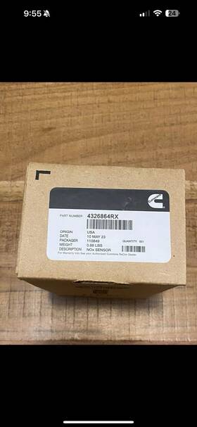 4326864rx Cummins New Oem Nox Sensor
