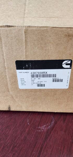 4387658rx Cummins 4387658 2871880 Adblue Def Urea Pump Module Doser Fluid Supply 4387658rx Cummins 4387658 2871880 Adblue Def Urea Pump Module Doser Fluid Supply