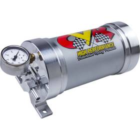 Vpr700 Cvr Vacuum Tank Billet Aluminum 4.67 X 9.05 Inch With Gauge And Fittings Vpr700 Cvr Vacuum Tank Billet Aluminum 4.67 X 9.05 Inch With Gauge And Fittings