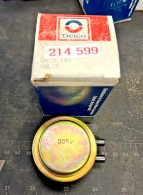 22511060 Delco 1982 1983 Buick Olds Cutlass 260 307 Vacuum Delay Valve Oem Nos 22511060 Delco 1982 1983 Buick Olds Cutlass 260 307 Vacuum Delay Valve Oem Nos