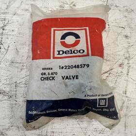 22048579 Delco Remy New Oem Gm #22048579 Check Valve 1983-87 Oldsmobile Delta 88 3.8 L Others 22048579 Delco Remy New Oem Gm #22048579 Check Valve 1983-87 Oldsmobile Delta 88 3.8 L Others