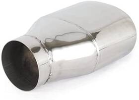 Dt-30065-8 Different Trend Dt 30065 8 Oval Round Double Wall Ss Exhaust Tip 3 00in Id Dt-30065-8 Different Trend Dt 30065 8 Oval Round Double Wall Ss Exhaust Tip 3 00in Id