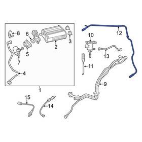4578627aa Dodge Oe For Charger 2008-2011 Evaporative Emissions System Lines