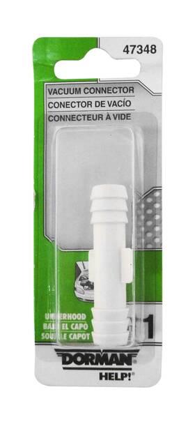 47348 Dorman Replacement Vacuum Hose Connector 3/8 Inch X Contains 1 Piece
