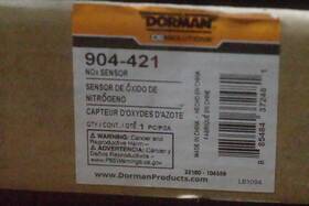 904-421 Dorman Nitrogen Oxide Nox Sensor New In Box 904-421 Dorman Nitrogen Oxide Nox Sensor New In Box