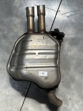 1k0120 Factory Oem 2016-2018 Vw Jetta 1.4l Rear Exhaust Muffler Side Exit Double Tips 89k