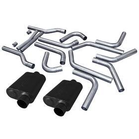 815937k Flowmaster U-fit Dual Exhaust Pipe Kit 3 Tubing Universal 16-piece Set 4 815937k Flowmaster U-fit Dual Exhaust Pipe Kit 3 Tubing Universal 16-piece Set 4