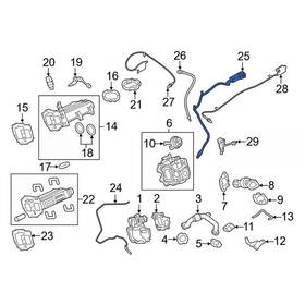 Ac3z-12b591-c Ford Genuine Exhaust Temp Sensor Ac3z-12b591-c Ford Genuine Exhaust Temp Sensor