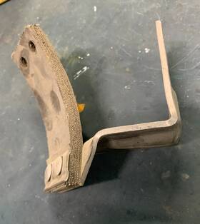 C2az-5a249-a Ford Nos 1962 Galaxie Left Exhaust Muffler Bracket