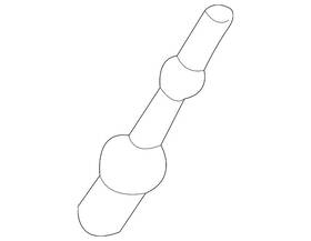 Ck4z-9p761-b Ford Genuine Connector Tube Ck4z-9p761-b Ford Genuine Connector Tube