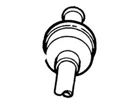 F3tz-9a487-c Ford Genuine Secondary Air Injection Pump Check Valve