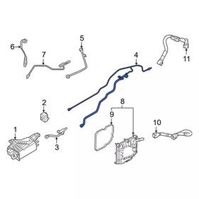 L1mz-9d683-f Ford Genuine Tube Assembly