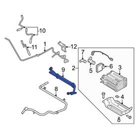 Bc2z9c015a Ford Oe For E-250 2009-2014 Evaporative Emissions System Lines