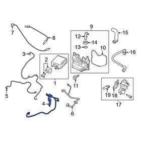 Kv6z9d289a Ford Oe For Transit Connect 19-23 Evaporative Emissions System Lines