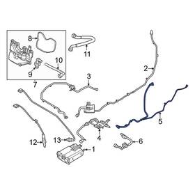 Nz6z9d333c Ford Oe For Maverick 2024 Rear Evaporative Emissions System Lines