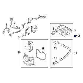 W711910s437 Ford Oe For Focus 2014-2018 Vapor Canister Nut