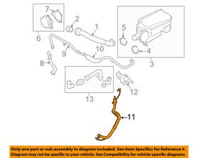Bc3z-9c493-b Ford Oem 14-16 F-450 Super Duty 6.7l-v8 Emission-vacuum Hose Bc3z9c493b Bc3z-9c493-b Ford Oem 14-16 F-450 Super Duty 6.7l-v8 Emission-vacuum Hose Bc3z9c493b