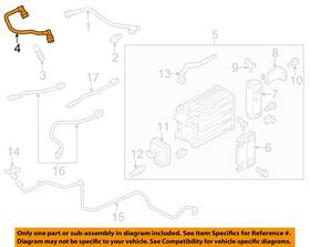 Br3z6a664a Ford Oem 11-17 F-150 Emission System Components-vent Hose Br3z6a664a Ford Oem 11-17 F-150 Emission System Components-vent Hose