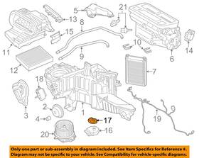 Fl3z19788a Ford Oem 15-23 Expedition Evaporator Heater Components-adjust Cam