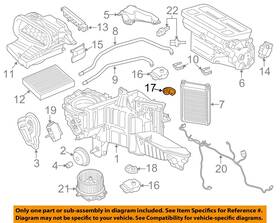 Fl3z19788b Ford Oem 15-23 Expedition Evaporator Heater Components-adjust Cam