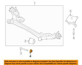 W708329s442 Ford Oem 14-18 Transit Connect Axle Components-axle Beam Nut