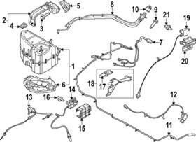 Pc3z-12b591-d Ford Genuine Exhaust Temp Sensor