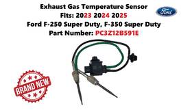 Pc3z12b591e Ford 2023 24 2025 F-250 F-350 Sd 6.7l Exhaust Gas Temperature Sensor