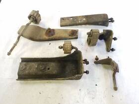 500-04031 Ford Truck 7.3l Exhaust Hanger Brackets Set Fits 99 00 01 02 03 F250 F350
