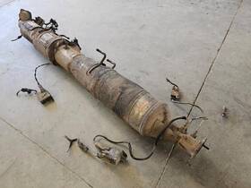 Fc34-5f297-da Ford Truck Used 2015 F350 Cab Chassis Dpf Exhaust 6.7 Shipped Los Angele