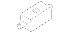 Xf2z-9b328-aa Ford Genuine Vapor Canister Purge Valve Assembly