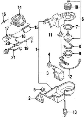 Ford Ys4z-19c828-aa Genuine Vacuum Hose
