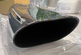 3956756756 General Motors 1970-72 Chevelle Nos Gm Original Chrome Exhaust Tips L-s6 454 396 Ss 395675