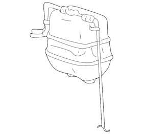4c3z-9e453-aa Genuine Ford Vacuum Reservoir