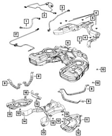 68382400aa Genuine Mopar Fuel Sensor And Tube