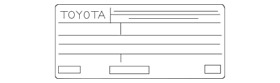 11298-0p830 Genuine Toyota Emission Label