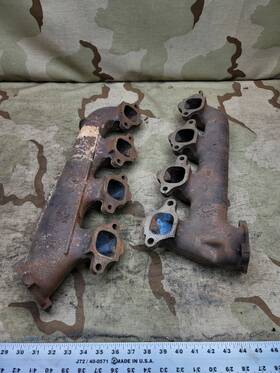 8916178 Gm 8914613 1970s Chevy Big Block Cast Manifold Lh Rh Left Right 8916178 Gm 8914613 1970s Chevy Big Block Cast Manifold Lh Rh Left Right