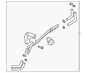 55494216 Gm Genuine Parts Exhaust Pressure Sensor Pipe 55494216 Gm Genuine Parts Exhaust Pressure Sensor Pipe
