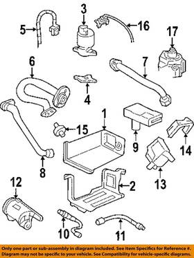 12085491 Gm Oem 01-03 Aurora Emission System Components-connector