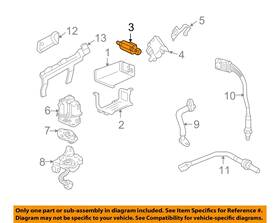 1997289 Gm Oem 98-05 Bonneville Emission System Components-purge Valve