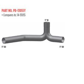 Pb-13055y Grand Rock 5 Inch Pete 379 Y Pipe Aluminized