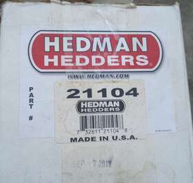 21104 Hedman Hedders Header Reducers 3.5 Inch Inlet / 2.5 Outlet 3-bolt Flange 21104 Hedman Hedders Header Reducers 3.5 Inch Inlet / 2.5 Outlet 3-bolt Flange