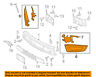 Hl3z17810b Ford Oem Front Bumper Cap Right