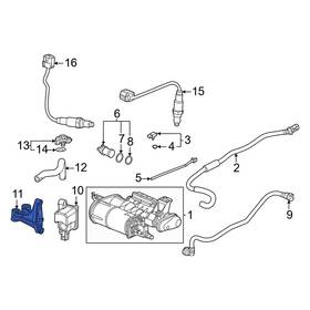 361616mda00 Honda Oe Vapor Canister Purge Solenoid Bracket