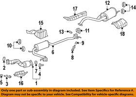 181765k0003 Honda Oem 15-25 Fit Exhaust Components-converter Pipe Rear Bolt
