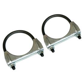 Inl10839-ebm01 Inline Tube 64-68 442 Gto Gs Chevelle Exhaust Muffler Clamp 2.5 Inch