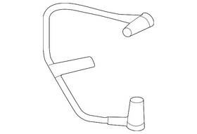 Aj812350 Jaguar Genuine Vacuum Hose Aj812350 Jaguar Genuine Vacuum Hose