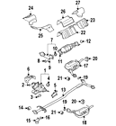 Je10-40-355 Mazda Genuine Oem Exhaust Manifold Nut